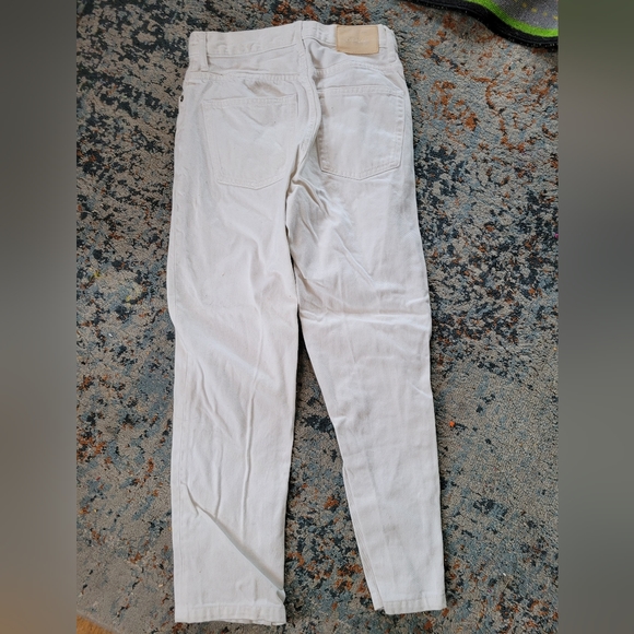 3/30$ Everlane The Cheeky Jean White W24 - Picture 5 of 6